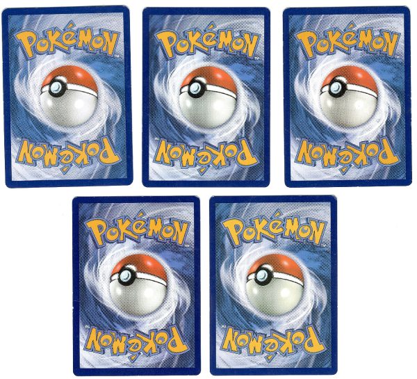 Karty Pokemon, 5 sztuk, używane - obrazek 2